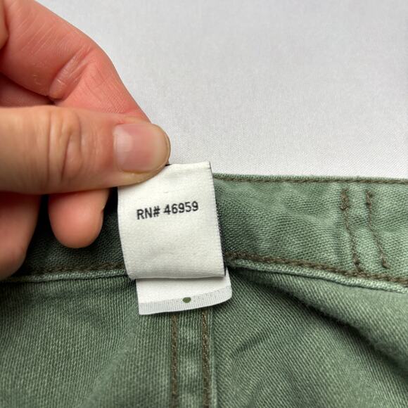 NSF Wide Leg Patchwork Pants Women's 27 Cropped Cargo Boho Lagenlook - Picture 6 of 12